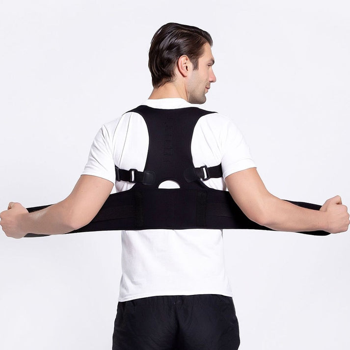 Discover the Ultimate Male and Female Adjustable Magnetic Posture Corrector Corset for Back Support – Black Friday Sale